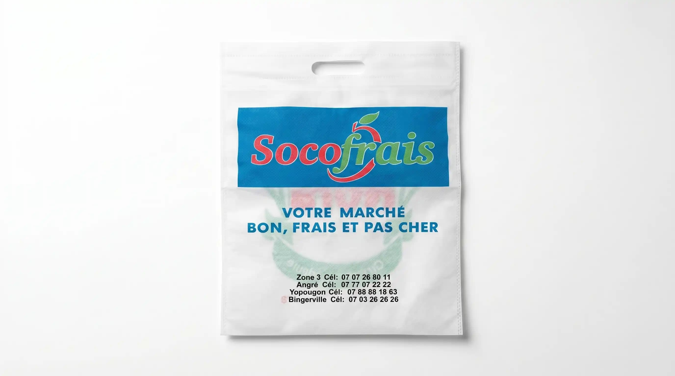 Sac supermarché socofrais