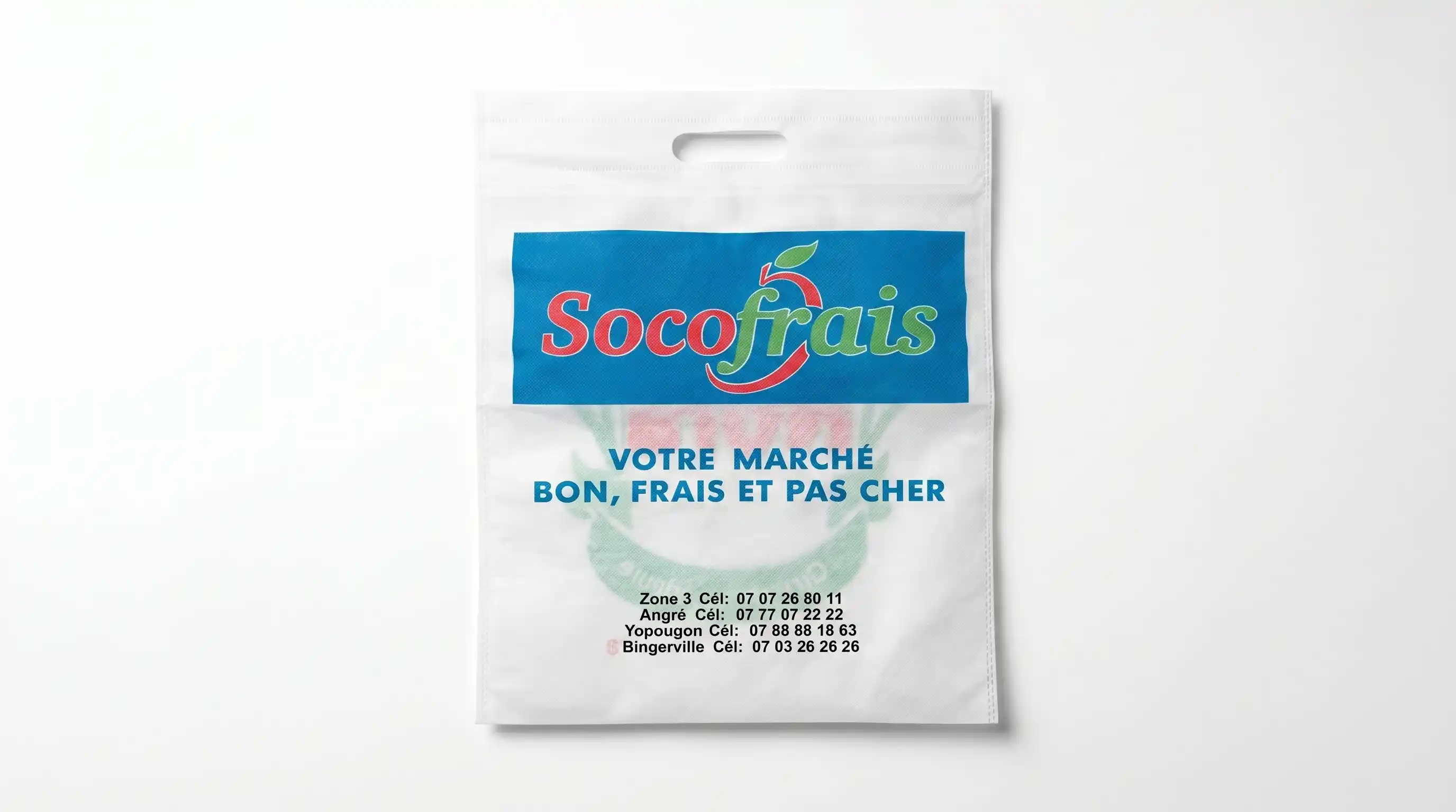 Sac supermarché socofrais